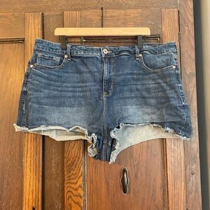 Torrid Dark Blue Jean Shorts